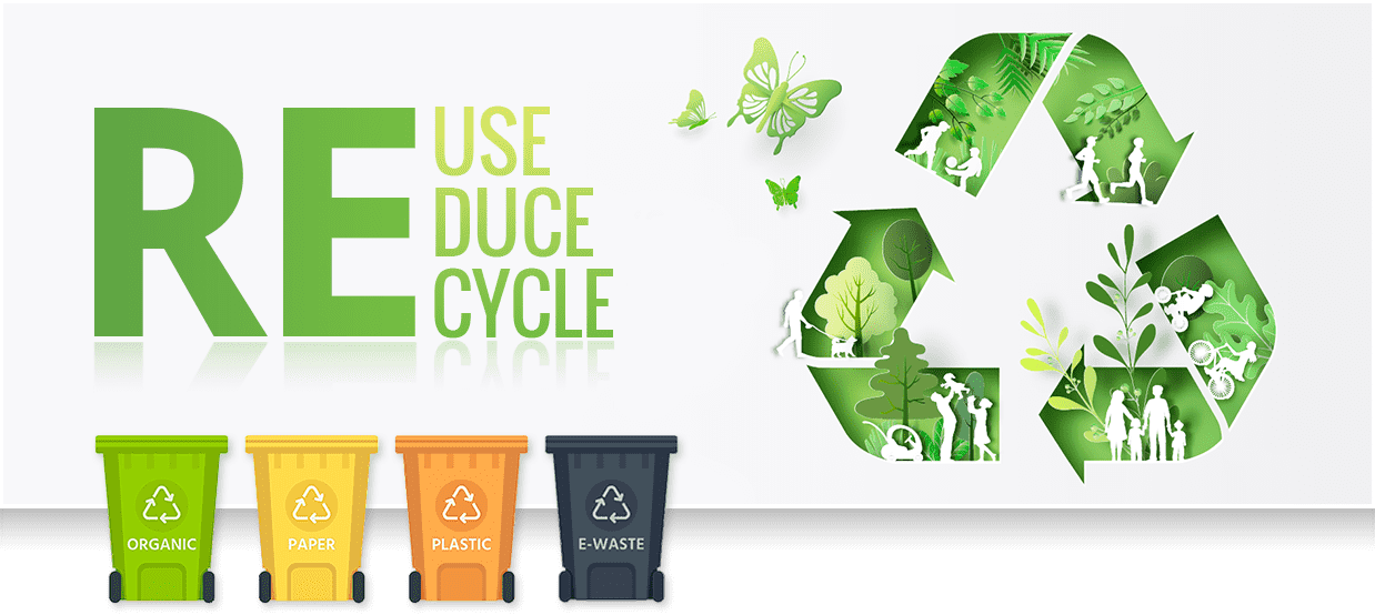 How to Reuse, Reduce and Recycle - Organic, Paper, Plastic and E-Waste